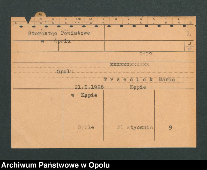 Obraz 4 z jednostki "[Nogossek Marie, ur. 25.3.1903 Alt-Schalkowitz]"