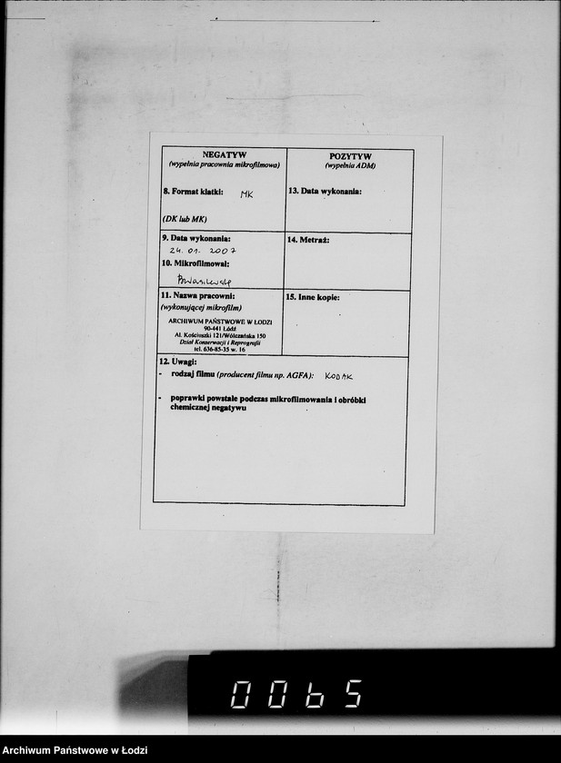 Obraz 3 z jednostki "Akten betr.Correspondenz mit dem Ältesten der Juden.Vom Schreiben Nr.1-1000"