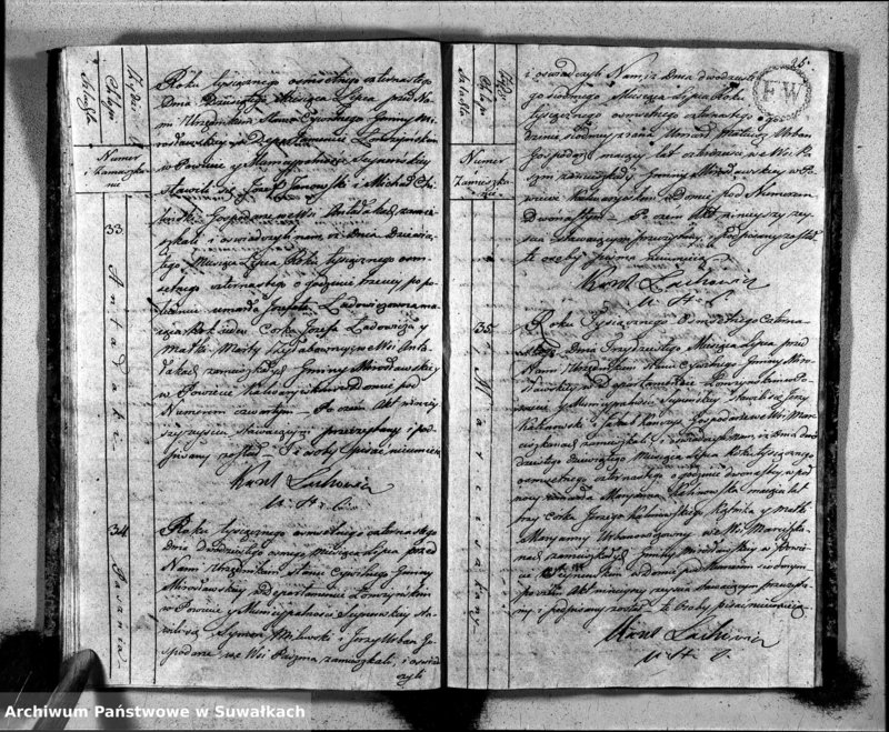 image.from.unit.number "Akta Umarłych w Gminie Mirosławskiey w R-u 1814 od dnia 1-go Stycznia do ostatniego Grudnia"