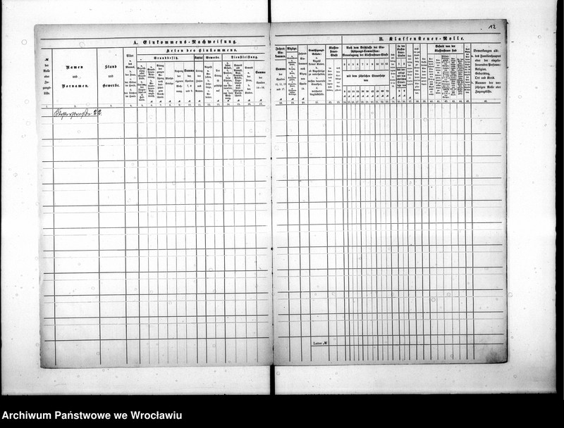 image.from.unit.number "Klassensteuerrolle nebst Eikommens - Nachweisung"