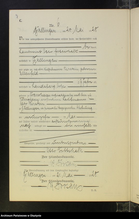 image.from.unit.number "Sterbe-Neben-Register Nr 1 - 15 [ Księga zgonów - wtóropis ]"