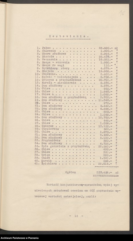 Obraz 20 z jednostki "Oszacowanie majątku Lechlin"