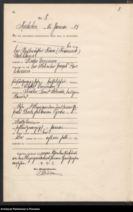 Obraz 11 z jednostki "Sterbe-Haupt-Register"