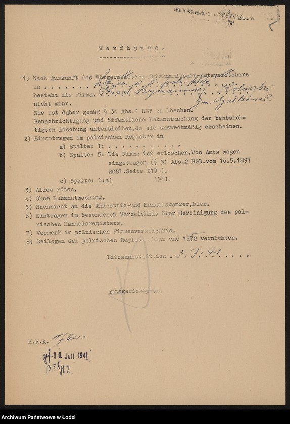 Obraz 7 z jednostki "Izrael Szymanowicz- sklep kolonialno-spożywczy"