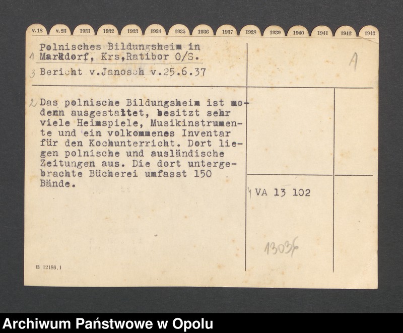 Obraz 3 z jednostki "Polnisches Bildungsheim in Markdorf"