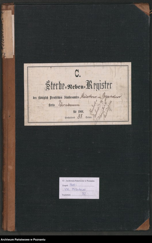 Obraz 2 z jednostki "Sterbe-Neben-Register"