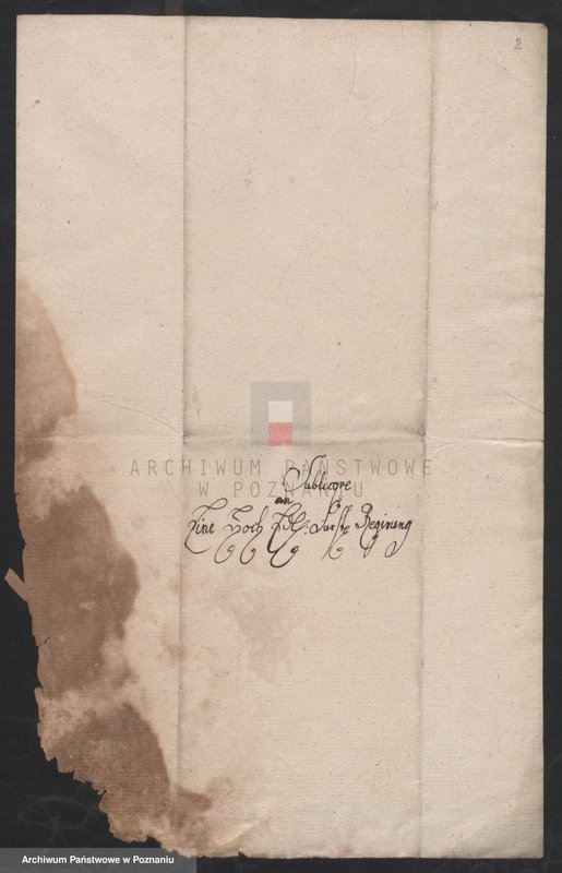 Obraz z jednostki "Spec. Korespondencja cechu balwierzy - łaziebników i cyrulików w sprawach zawodowych skierowana do władz miejskich w Lesznie; język niemiecki"