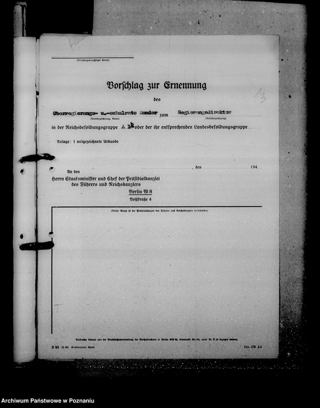 Obraz 18 z jednostki "Ernennung der Beamten"