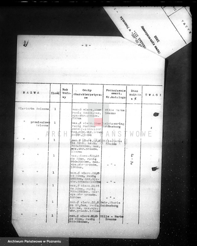 Obraz 6 z jednostki "/Kwestionariusz Fabryki H. Cegielskiego w Poznaniu/"