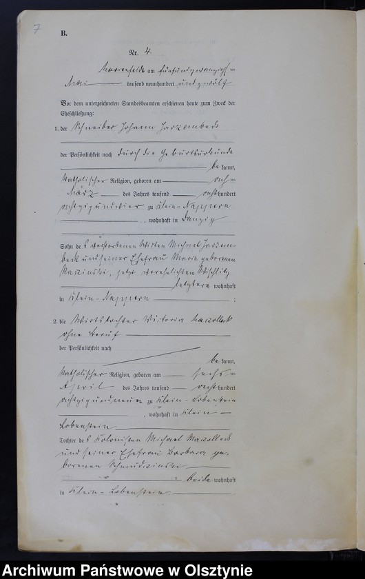 image.from.unit.number "Heiraths-Neben-Register Nr 1 - 11"