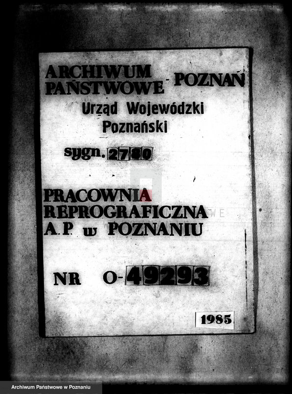Obraz 1 z jednostki "/Majątek Grocholin prawo polowania na gruntach wykupionych/"