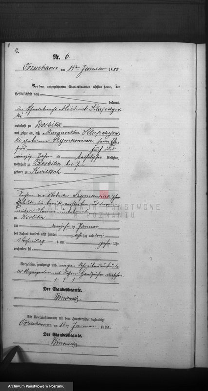 Obraz 8 z jednostki "Księga zgonów"