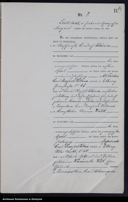 image.from.unit.number "Heiraths-Neben-Register Nr 1 - 15"
