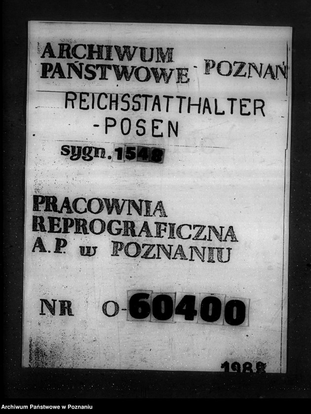 Obraz 1 z jednostki "Bewerbungen um Anstellung"