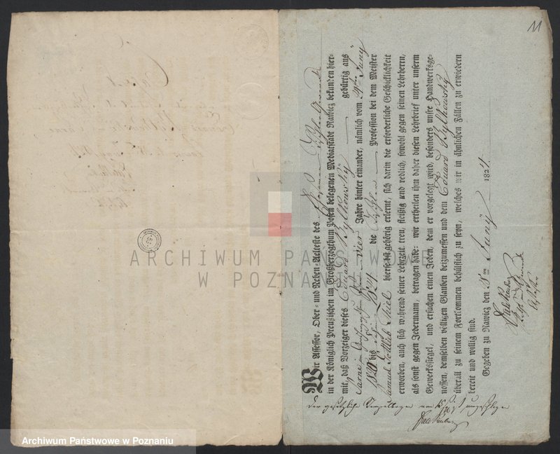 Obraz 17 z jednostki "[Listy czeladnicze - cech stolarzy w Lesznie]"