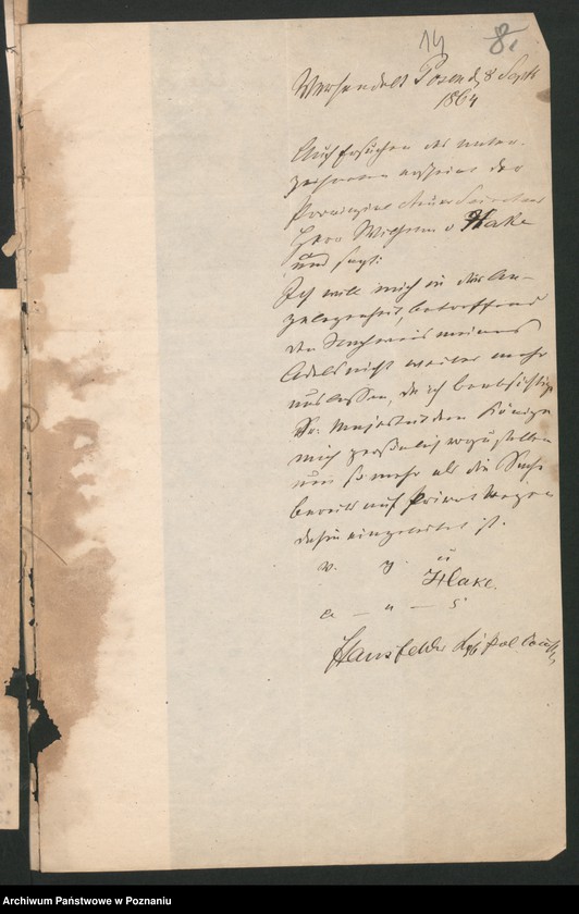 Obraz 17 z jednostki "A. betr. den Provinzialsteuer-Sekretär Wilhelm von Hake"