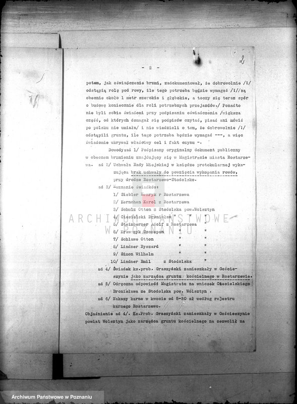 Obraz 7 z jednostki "Członkowie magistratu miasta Rostarzewa"