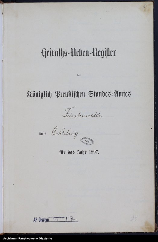 image.from.unit.number "Heiraths-Neben-Register Nr 1 - 32"