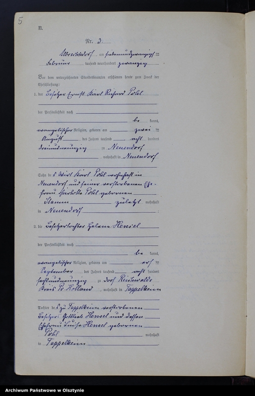 image.from.unit.number "Heiraths-Neben-Register Nr 1 - 29 [ Księga małżeństw - wtóropis ]"