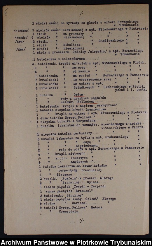 Obraz 7 z jednostki "[Nielegalne praktyki lekarskie i znachorstwo - korespondencja]"