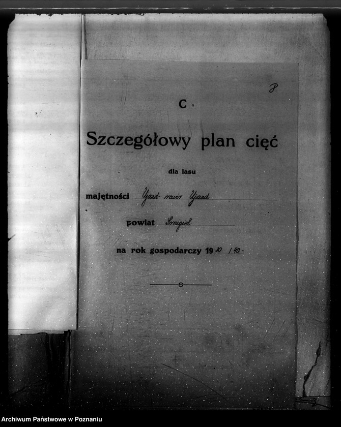 Obraz 12 z jednostki "Majętność Ujazd Rewir Ujazd powiat kościański /Plan urządzania gospodarstwa leśnego/"