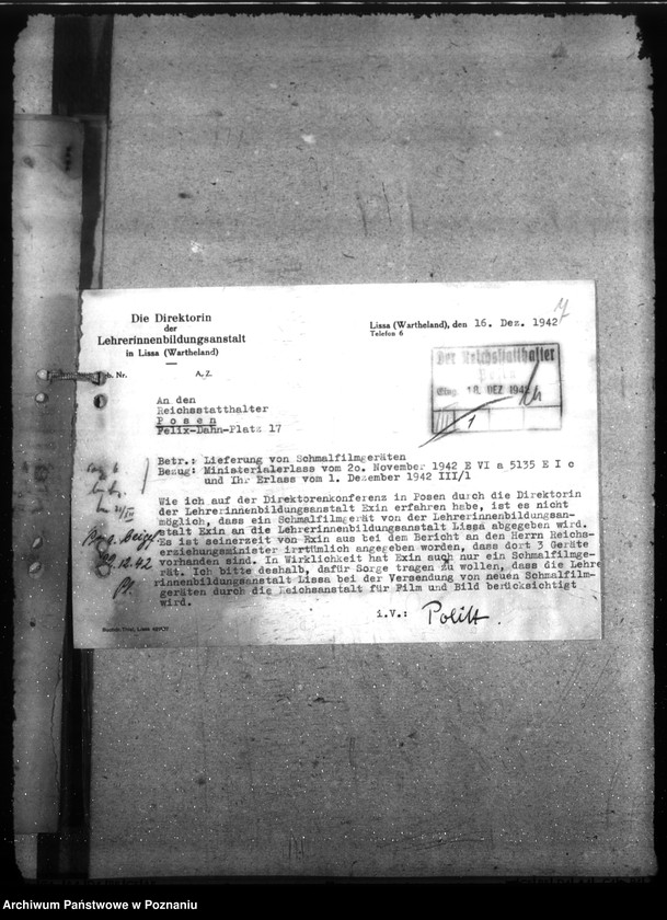 Obraz 11 z jednostki "Ausstattung mit Lehrmitteln der Lehrerbildungsanstalten"