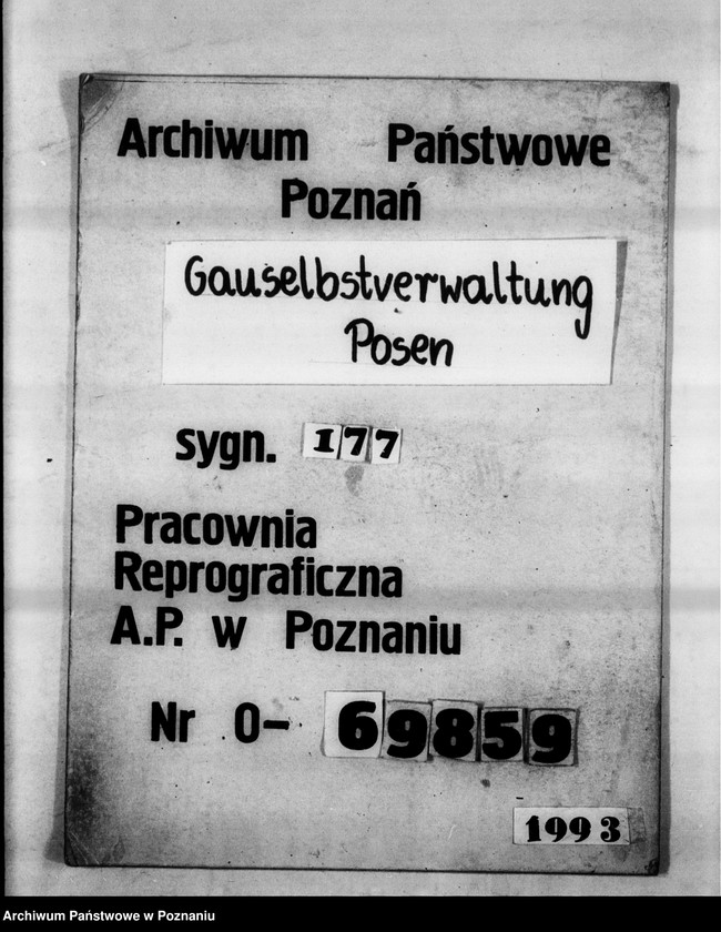 Obraz 1 z jednostki "Verwaltung - eingegliederte Ostgebiete [prawo górnicze]."