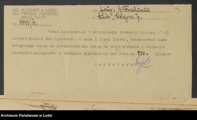 Obraz 11 z jednostki "Samuel Frischman- skład wapna"