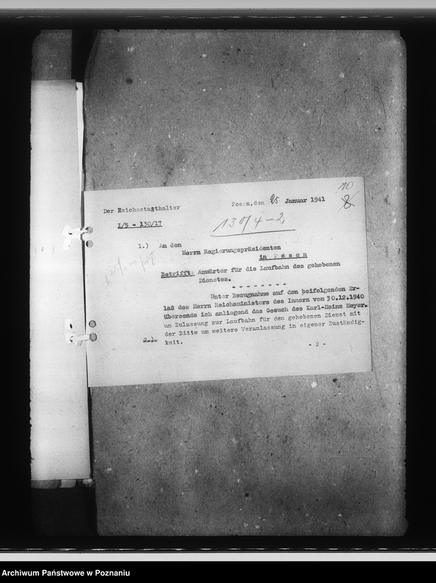 Obraz 14 z jednostki "Nachwuchs für den gehobenen Dienst"