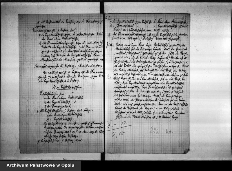 Obraz 19 z jednostki "Prüfungsarbeiten 1. Verwaltungsprüfung (Stadtsekretärprüfung) 13./14.12. u. 17.12.1929. Brieger Nicolai Schiller Wünsche Wagner Hettwer Brannisch Peibst"