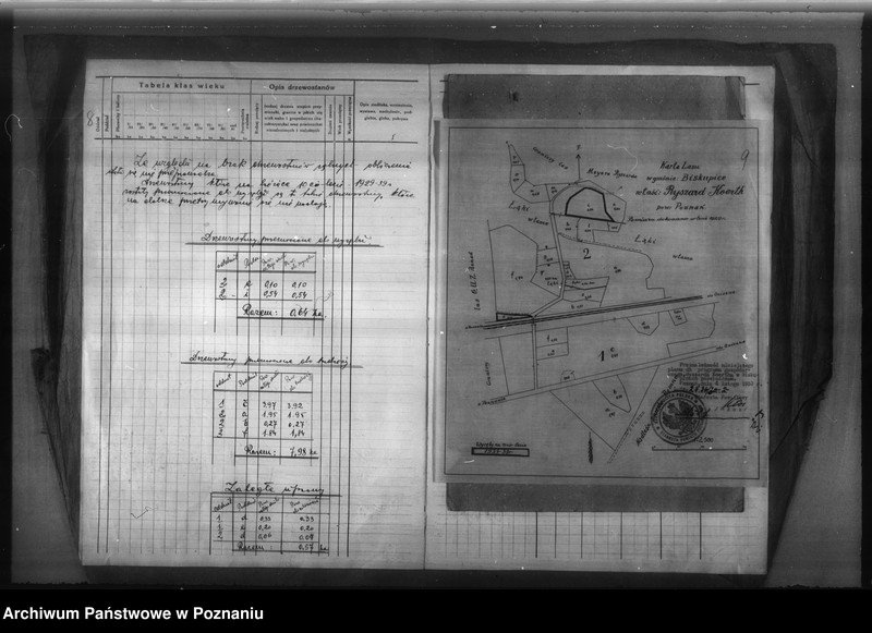 Obraz 9 z jednostki "Ryszard Koerth gmina Biskupice /Program urządzenia gospodarstwa leśnego/"