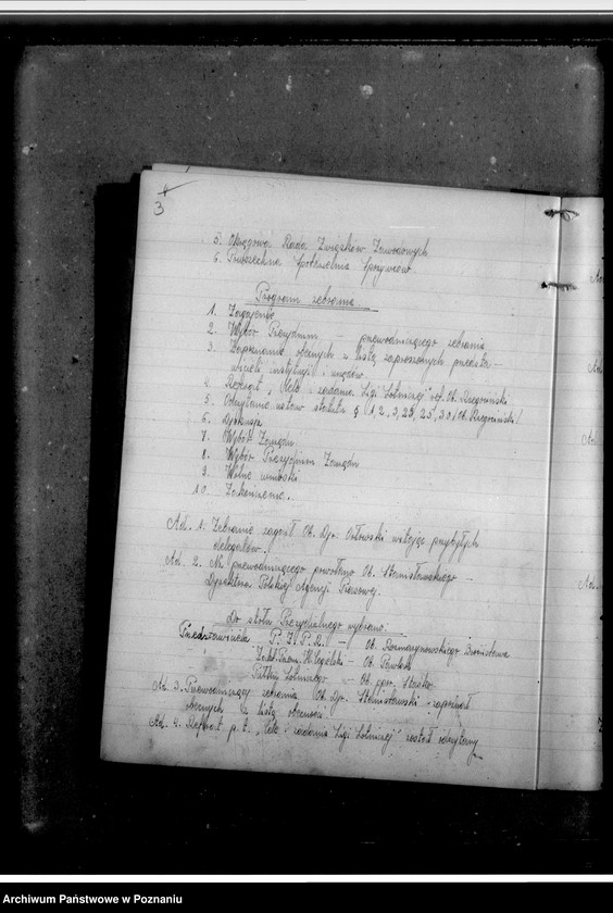 Obraz 7 z jednostki "Protokoły zebrań zarządu"