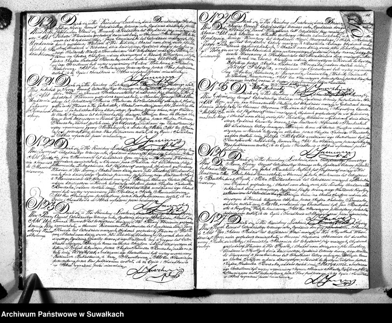 image.from.unit.number "Księga Duplikat Urodzonych Umarłych i Zaślubionych Parafii Liszkowskiey w Obwodzie Seyneńskim Guberni Augustowskiey na Rok 1843"