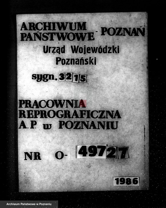 Obraz 1 z jednostki "Nadzór nad gospodarką leśną w lasach majętności Stajkowo powiecie czarnkowskim"