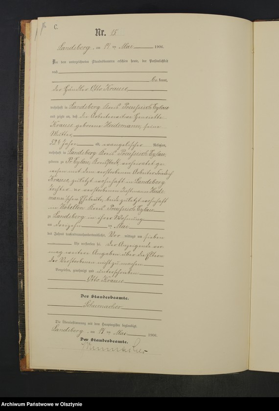 image.from.unit.number "Sterbe-Neben-Register Nr 1 - 45"
