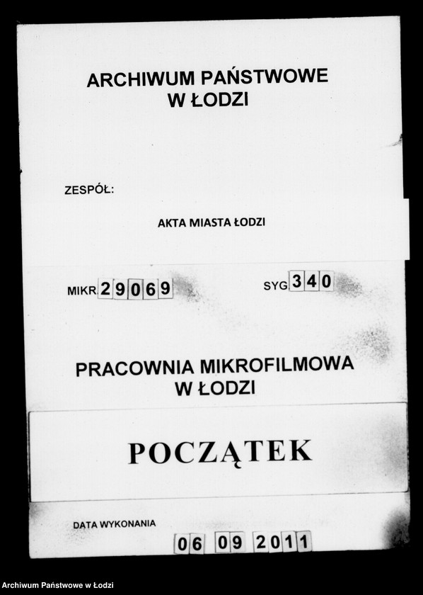 Obraz 1 z jednostki "Akta tyczące się protokółów rewizji kasy miejskiej"