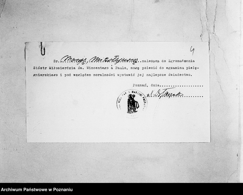 Obraz 8 z jednostki "/Podanie o dopuszczenie do egzaminu pielęgniarskiego/"