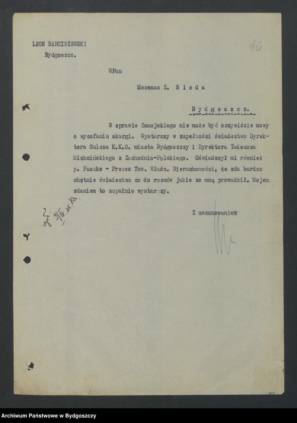 image.from.unit.number "[Prywatne pisma kierowane do Prezydenta miasta Bydgoszczy Leona Barciszewskiego]"