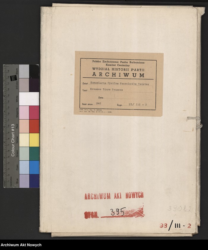 image.from.unit.number "Raporty z prasy polskiej w spr. Kresów Polskich dwutygodniowe. T. I"