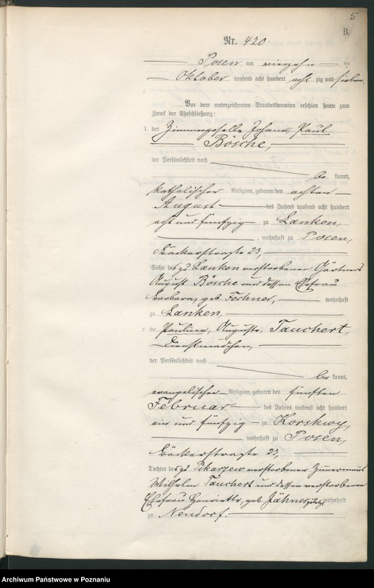 Obraz 8 z jednostki "Księga małżeństw t. III"