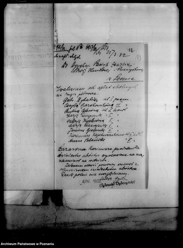 Obraz 16 z jednostki "Państwowa Szkoła Przemysłowo Handlowa Żeńska- Leszno [protokół z egzaminu końcowego]"