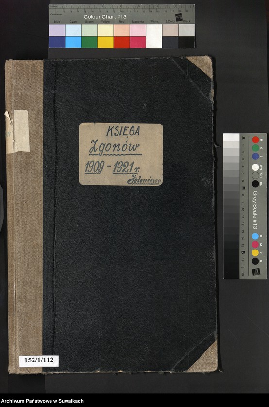 image.from.unit.number "Księga zgonów 1909-1921 [parafia rzymskokatolicka] Jeleniewo"