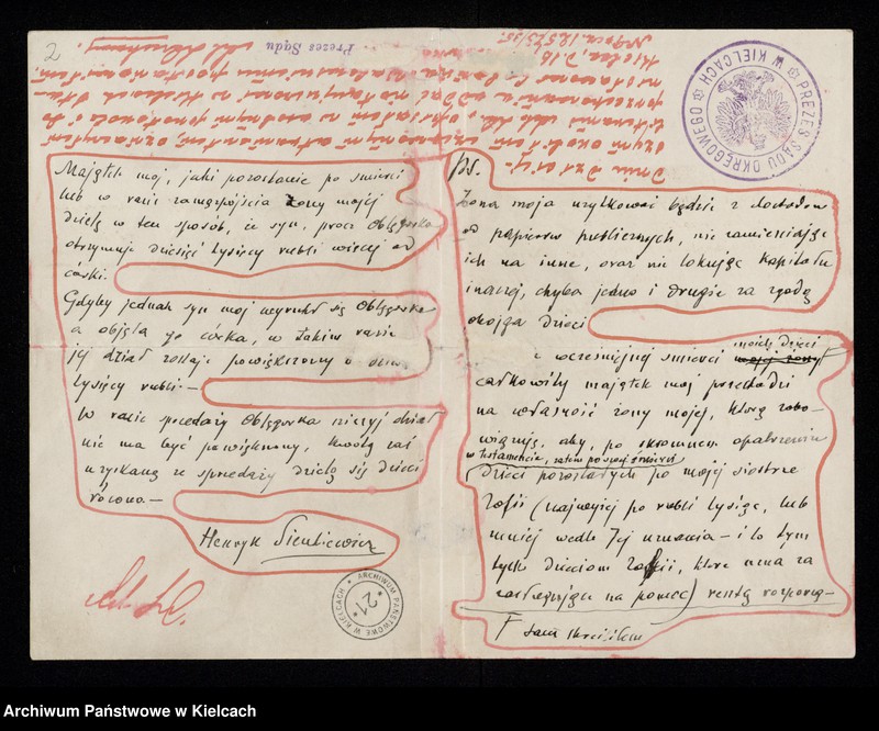 image.from.unit.number "Akta Stanisława Colonna-Walewskiego notariusza w Kielcach Nr 4 - 1292"