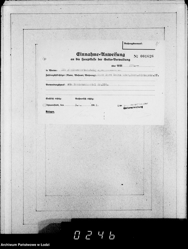 Obraz 12 z jednostki "Kasse u.Erledigte Anträge"