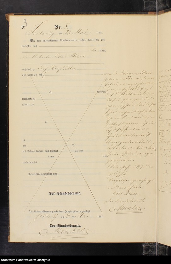 image.from.unit.number "Sterbe-Neben-Register Nr 1 - 15"