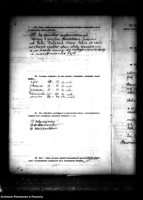 Obraz 10 z jednostki "Majątek Koronowo powiatu leszczyńskiego wyłączenie z art. 4/5 ustawy o reformie rolnej Franciszek Speichert"