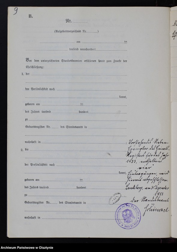 image.from.unit.number "Heiraths-Neben-Register Nr 1 - 4 [ Księga małżeństw - wtóropis ]"