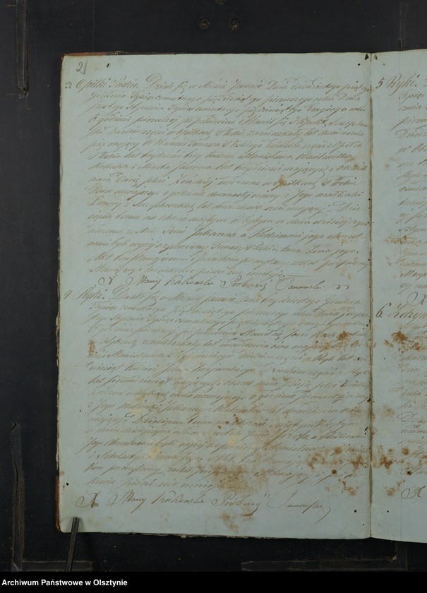 image.from.unit.number "Akta Urodzenia, Małżeństw, Zeyścia Parafij Janowskiej Powiatu Przasnyskiego w Gubernij Płockiej z roku 1852"
