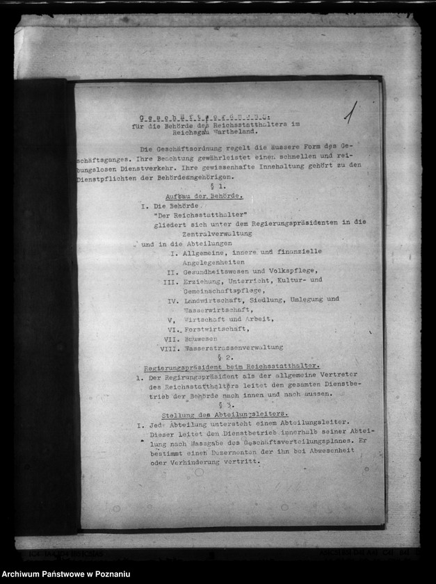 Obraz 5 z jednostki "Geschäftsverteilungsplan. Behördenbezeichnung."