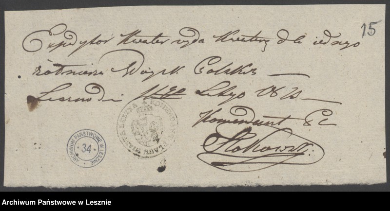 Obraz 18 z jednostki "[Quartierungszettel]"